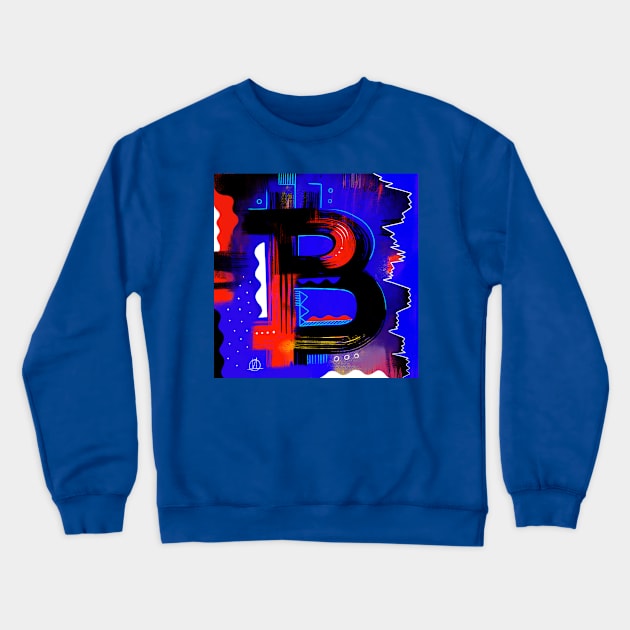 Bitcoin Crewneck Sweatshirt by Daria Kusto